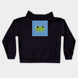 frog (blue) Kids Hoodie